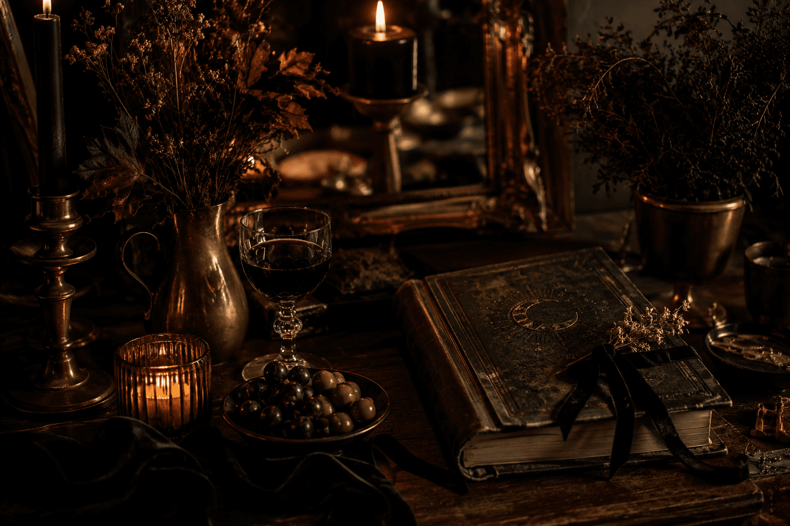 A darker, more unsettling film-night still life for the braver shelf.